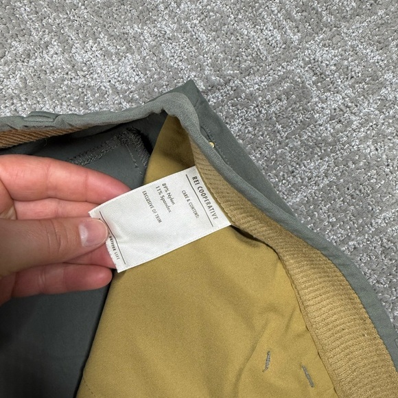 Rei Cooperative Green Casual Stretch Hiking Outdoor Short Men Size 40 - Picture 5 of 6